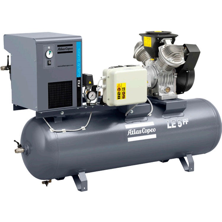 Atlas Copco Piston Compressors LZ LF LFX LFXD seriyası üçün avtomatik olaraq neftsiz qarşılıqlı əlaqə kompressoru