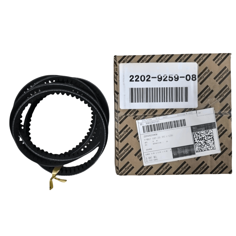 2202925908 ATLAS Copco V-Belt (Set 2x) XPZ L = 1250 AC, Yağ İntihəllənmiş Vida Kompressoru Orijinal