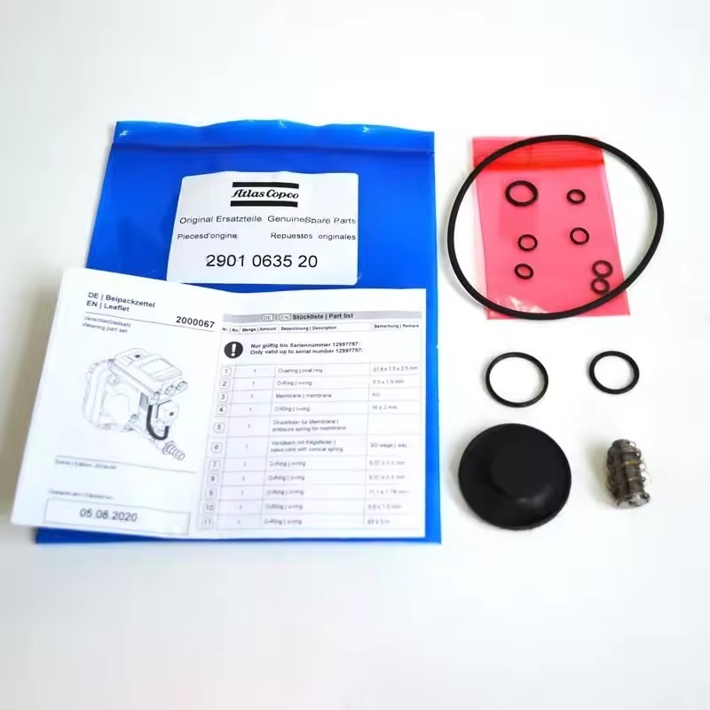 Orijinal 2901063520 Atlas Copco EWD330 Elektron Drain Valve Solenoid Vana Xidməti Baxım Kitabı