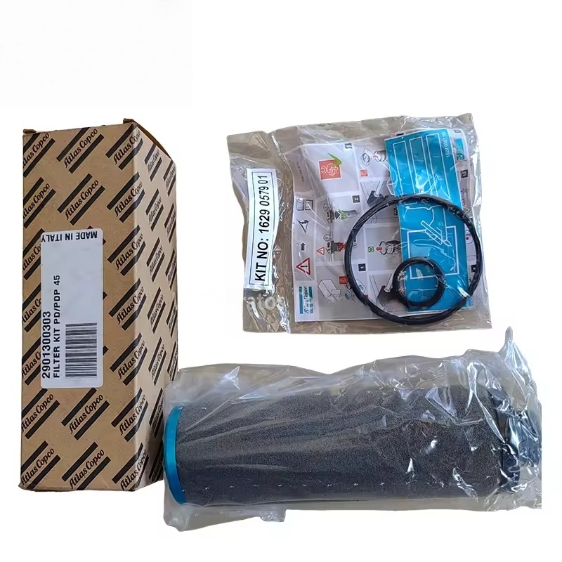 ATLAS COPCO 2901300303 Filter Kit PD PDP 45 Air Kompressor Çirklənmə Filtri Filtri Yüksək dəqiqlik Asan Quraşdırır