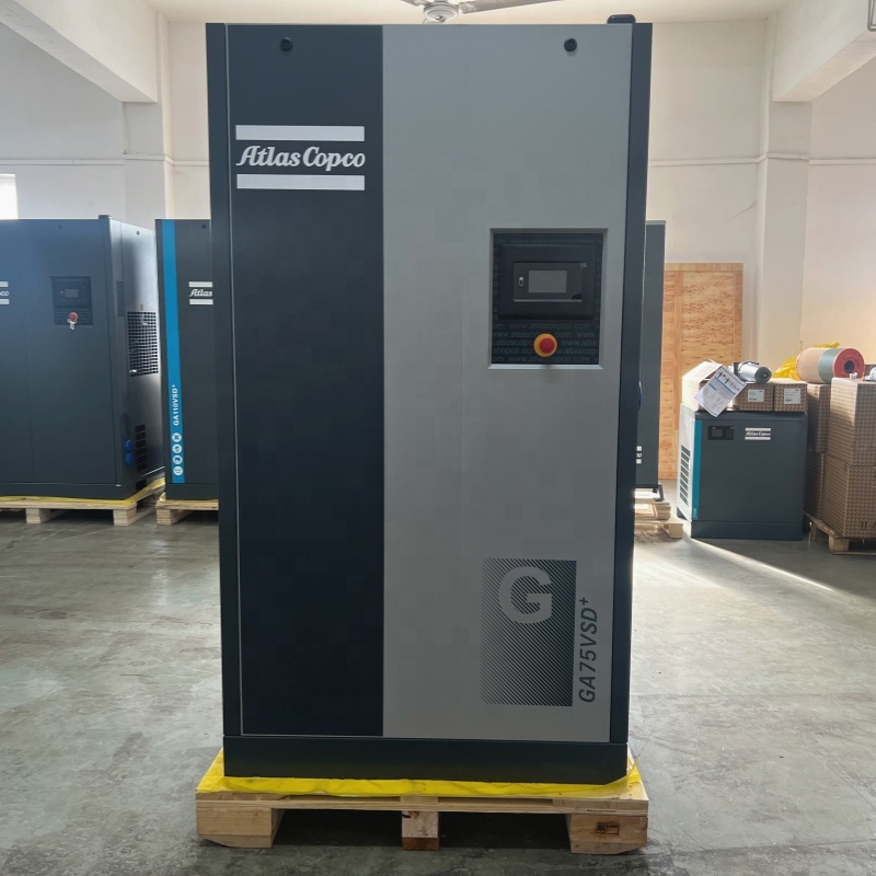 Atlas Copco 120 at gücündə yağ vurulan hava kompressorları