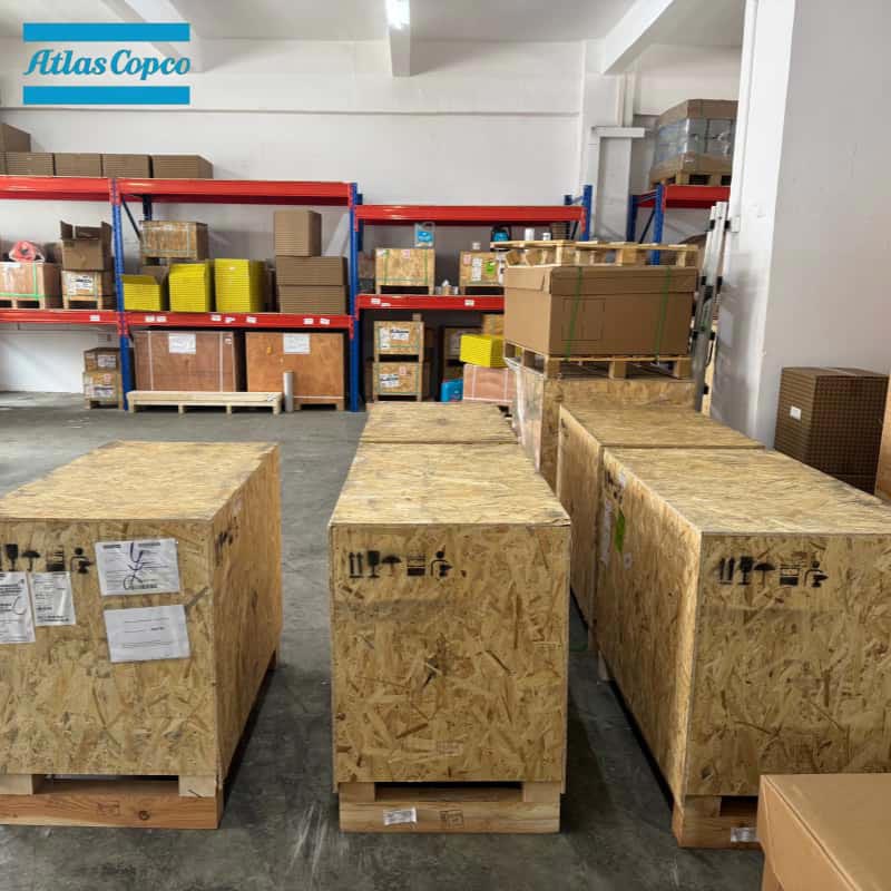 Atlas Copco 1616757591 2902022210 Orijinal Hava Ucu Vida Elementi GA GX Seriyası Kompressor Başlığı