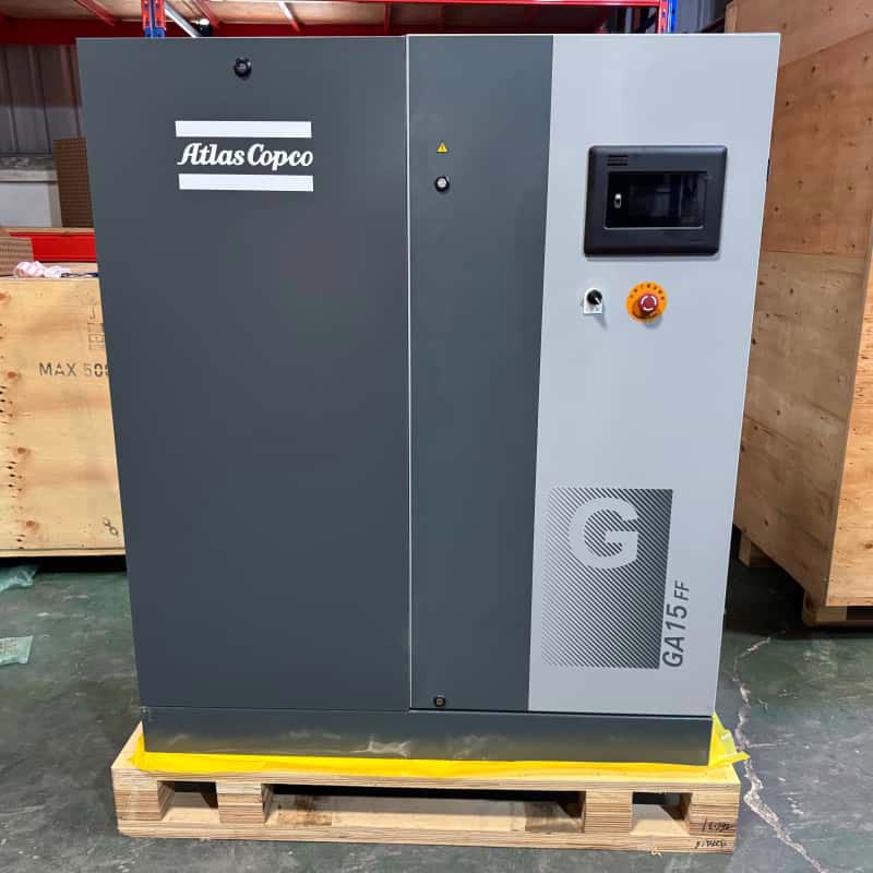 Atlas Copco GA15 FF 15kW Yağ Enjeksiyonlu Dönər Vidalı Hava Kompressoru Quraşdırılmış Quruducu 7.5 13Bar