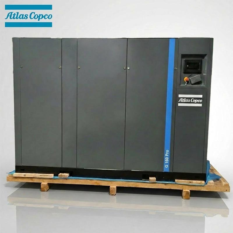 Atlas Copco GA160 Pro 160kW 215HP Yağ Enjeksiyonlu Dönər Vidalı Hava Kompressoru 7.5 10Bar 1543CFM