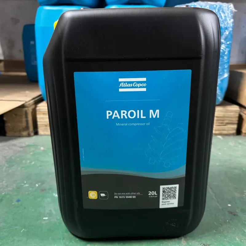 Atlas Copco Oil 1615594800 Paroil M Portativ Kompressorlar üçün Mineral Sürtkü Yağı Orijinal