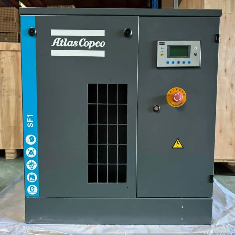 Atlas Copco SF1 Yağsız Scroll Hava Kompressoru 15 kVt 2HP Class 0 Sertifikatlı Orijinal