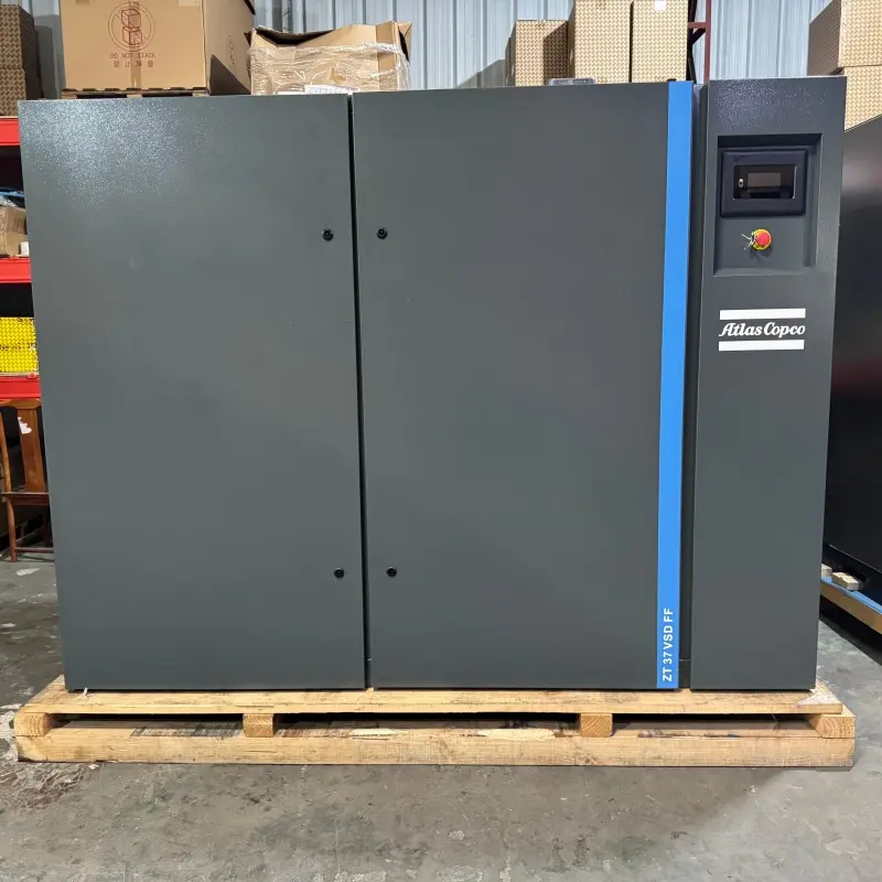 Atlas Copco ZT 37 VSD FF Yağsız Vidalı Kompressor 37KW 50HP Quruducu Class 0 Orijinal